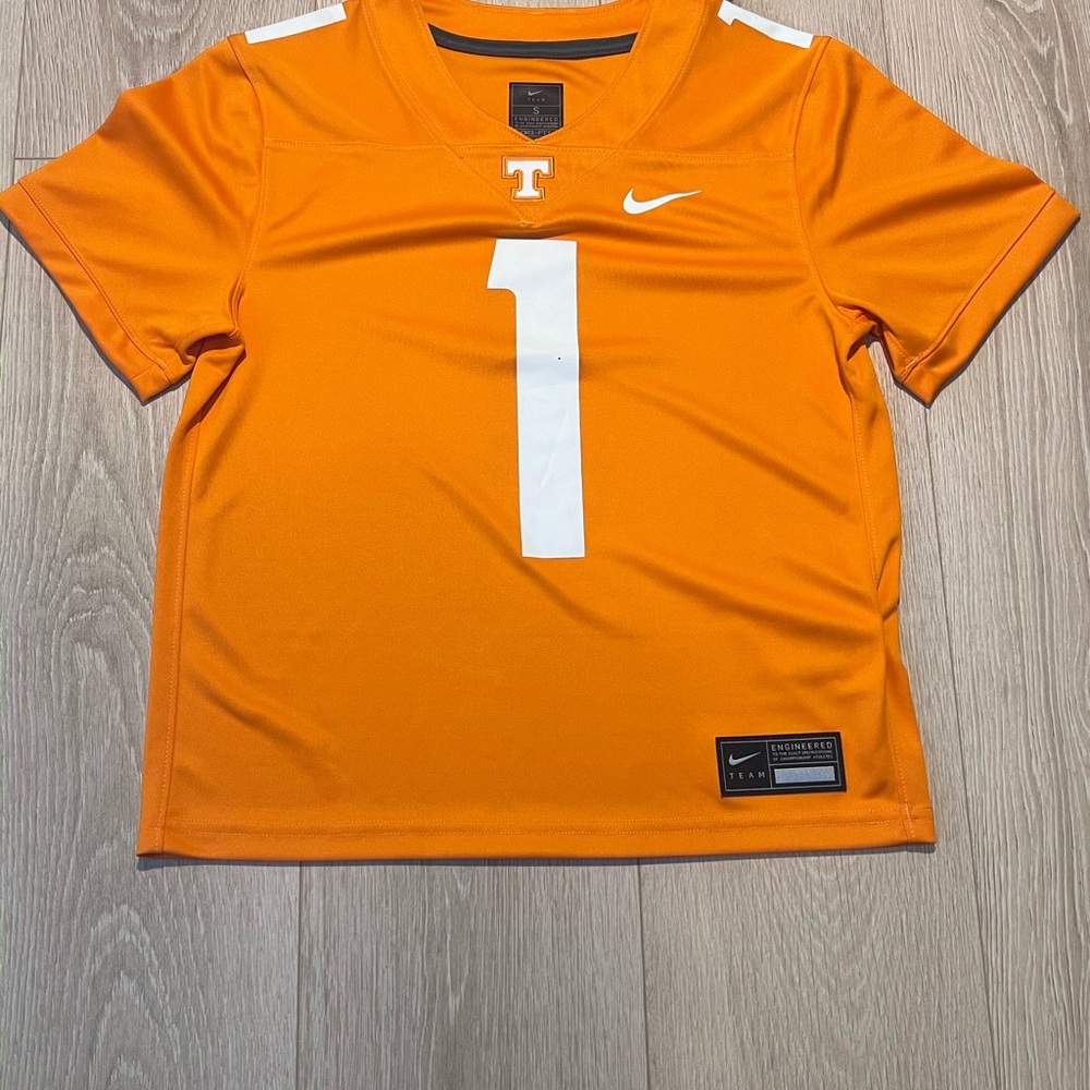 Nike Orange Team Jersey Patch Detail